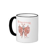 Survivor Celtic Butterfly - Endometrial Cancer Mugs