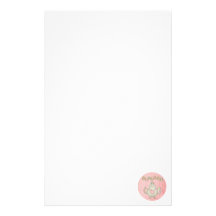 survivor chick pink stationery