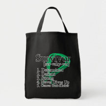 Survivor Definition - Liver Cancer Canvas Bag