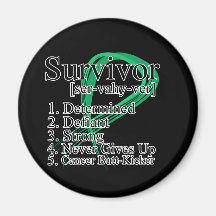 Survivor Definition - Liver Cancer Magnet