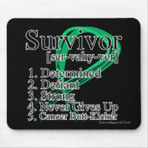 Survivor Definition - Liver Cancer Mousepad
