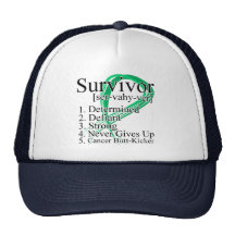Survivor Definition - Liver Cancer Trucker Hats