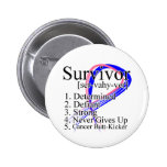 Survivor Definition - Male Breast Cancer Pins