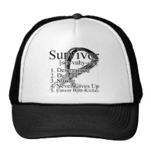 Survivor Definition - Skin Cancer Trucker Hat