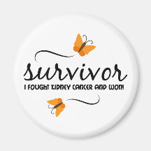 Survivor - Kidney cancer Fridge Magnets