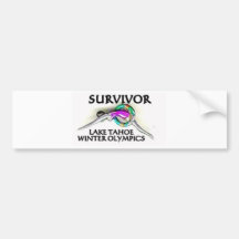SURVIVOR LAKE TAHOE WINTER OLYMPICS BUMPER STICKERS