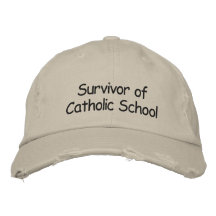 Survivor of school embroidered baseball cap