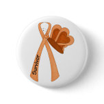 Survivor- Orange Awareness Buttons