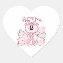 Survivor (pink bear) sticker