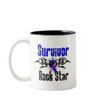 Survivor Rock Star - Male Breast Cancer Survivor Mug