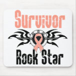 Survivor Rock Star - Uterine Cancer Survivor mousepads