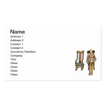 Survivor Rocking Chair Alone business cards