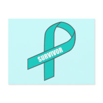 Survivor (Teal Ribbon) Postcards