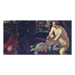 Susanna,  By Tintoretto Jacopo (Best Quality) Personalized Photo Card