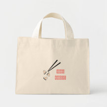 Sushi Addict Canvas Bags