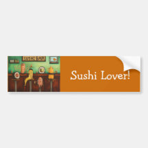 Sushi Bar Bumper Sticker