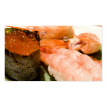 Sushi. Business Card Template