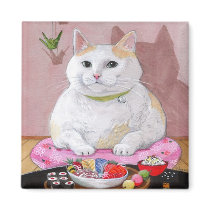 Sushi Cat Sashimi Sweetie Magnets