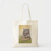 Sushi Cat Tempura Udon Canvas Bag