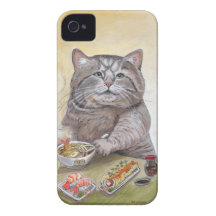 Sushi Cat Tempura Udon iPhone 4 Covers
