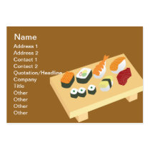 Sushi - Chubby business cards