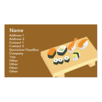Sushi - Classic business cards