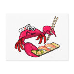 Sushi Crab postcards
