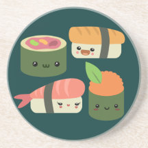 Sushi Friends Beverage Coaster