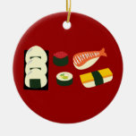 Sushi Fun Christmas Ornaments