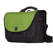 Sushi Green Black Laptop Commuter Bag