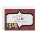 Sushi invitations