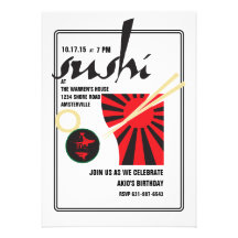 Sushi Invitation