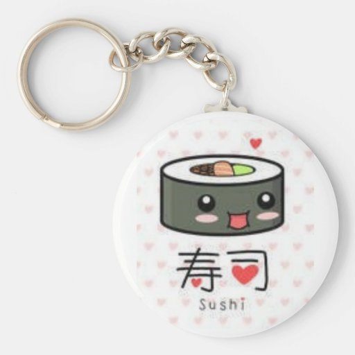 sushi keychain