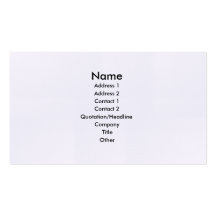 SUSHI MANIA Profile Card Business Cards