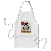 sushi penguin apron