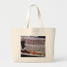 Sushi Platter Canvas Bags