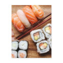 Sushi postcards