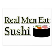 Sushi Saying Post Card