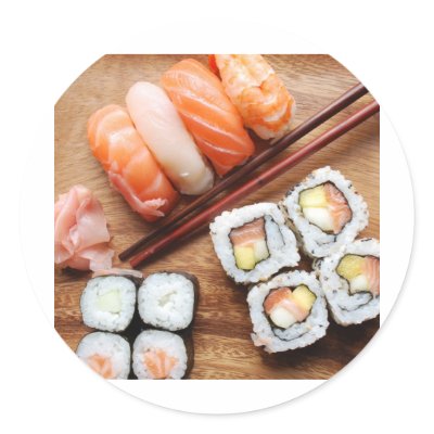 Sushi Stickers by luissantos84