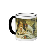 Suspense, Saying Our Prayers Charles Burton Barber Coffee Mug