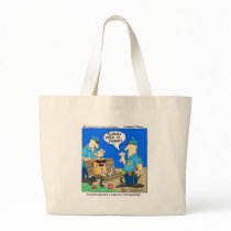 Suspicious Package Funny Police Cartoon Gifts Tote Bags