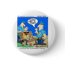 Suspicious Package Funny Police Cartoon Gifts Pinback Buttons