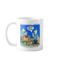 Suspicious Package Funny Police Cartoon Gifts Coffee Mug