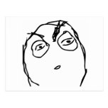 Suspicious Rage Face Postcard