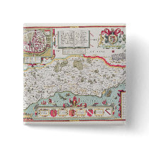 Sussex, engraved by Jodocus Hondius  from John Pinback Button