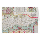 Sussex, engraved by Jodocus Hondius  from John Greeting Cards