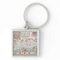 Sussex, engraved by Jodocus Hondius  from John Key Chain