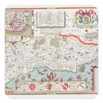 Sussex, engraved by Jodocus Hondius  from John Stickers