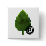 Sustainable Environment Square Pin buttons