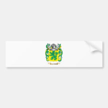 Sutton Coat of Arms (Family Crest) Bumper Stickers